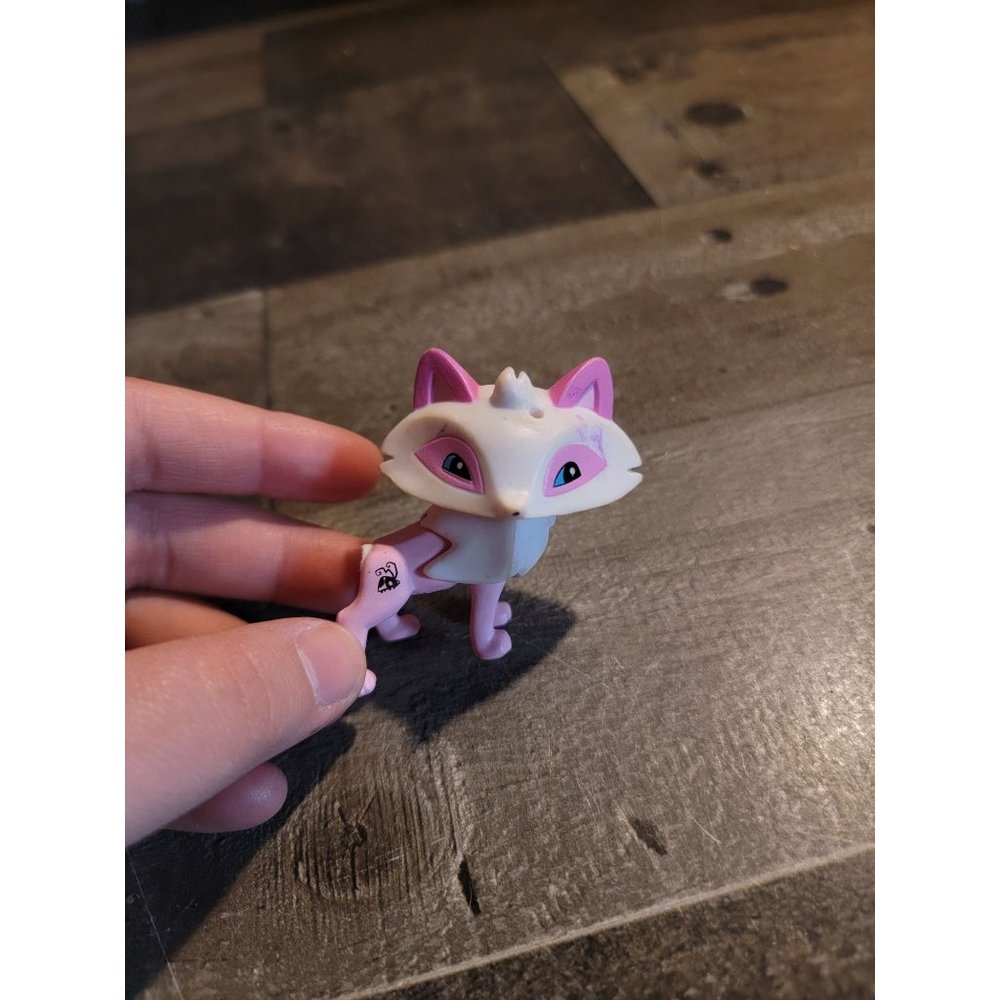 Pink fox Lady bug AS IS 2016 jazwares‎ animal toy figure